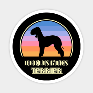 Bedlington Terrier Vintage Sunset Dog Magnet